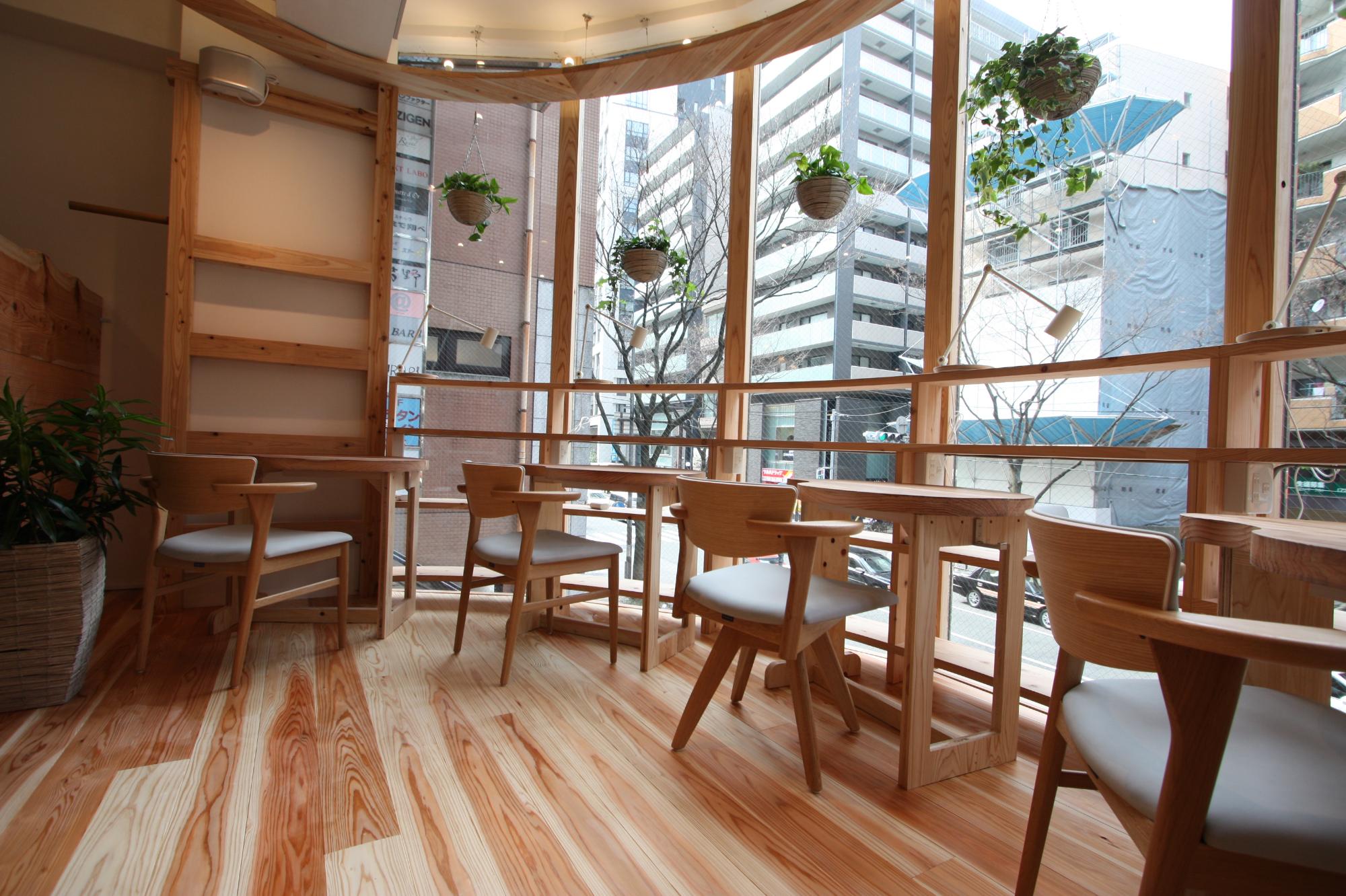 日田材を使った店舗の画像