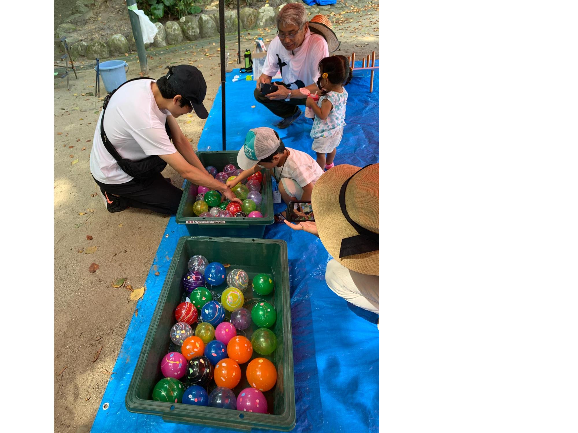 ヨーヨー釣りの画像